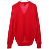 IZOD LACOSTE 90s Acrylic Old Long sleeve knit cardigan M Red Men's Used