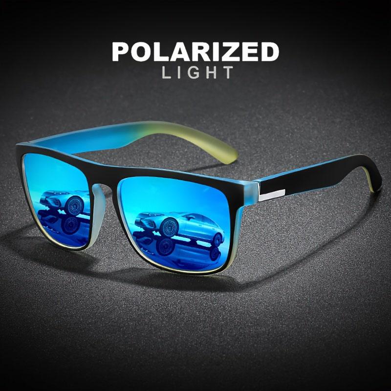 3 шт. Фэнтези Градиент Мультицветные Квадратные Поляризованные Солнцезащитные Очки Антибликовые UV400 Очки Летняя Вечеринка Вождение Рыбалка Рождественский Подарок