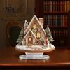 Festive Seasonal Tabletop Art Acrylic Christmas Table Decor, Gingerbread House Tree Ornaments, Desktop Ornaments for Home Waterproof Holiday