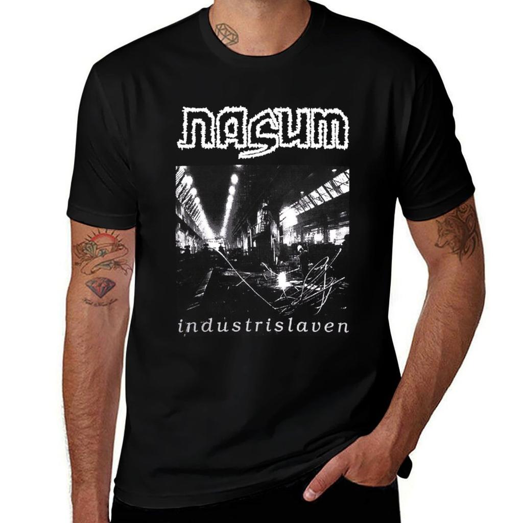 Nasum TShirt Basic Plain Short Sleeve Crew Neck Tee