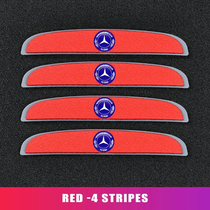 FA024pcs Car Anti Collision Strips Body Door Protector Stickers For Mercedes Benz W211 W124 W176 W177 C180 C200 C260 C300 GLC CLE