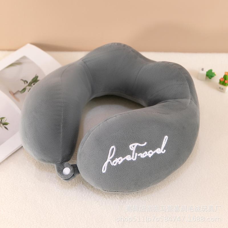 Подушка для путешествий, Подушка для шеи, Поддержка шеи, головы и подбородка, Милая дорожная подушка для шеи с рисунком для мальчиков и девочек, Дорожные аксессуары для самолета, автомобиля, откидывания