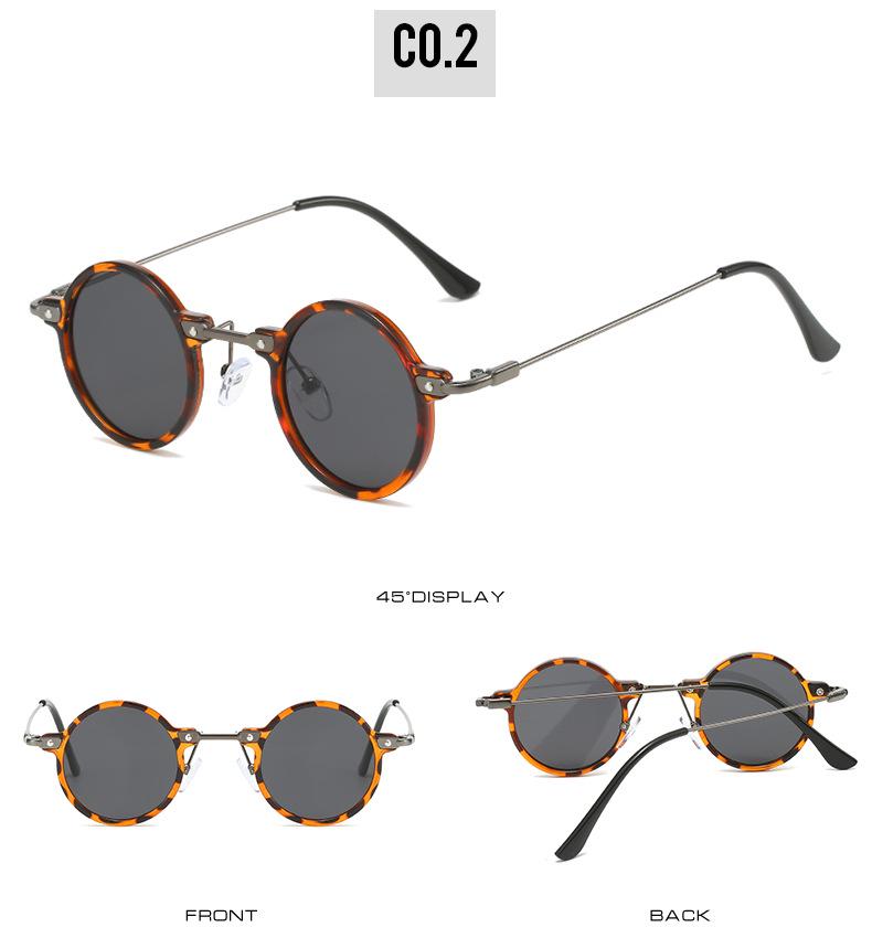 Европейские и американские ретро стимпанк круглые хип-хоп солнцезащитные очки - стиль интернет-знаменитости