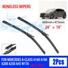 For Mercedes A-Class A160 A180 A200 A250 A45 W176 2013-2015 Car Wiper Dovetail Soft Rubber Windscreen HD Quiet Automotive Wiper