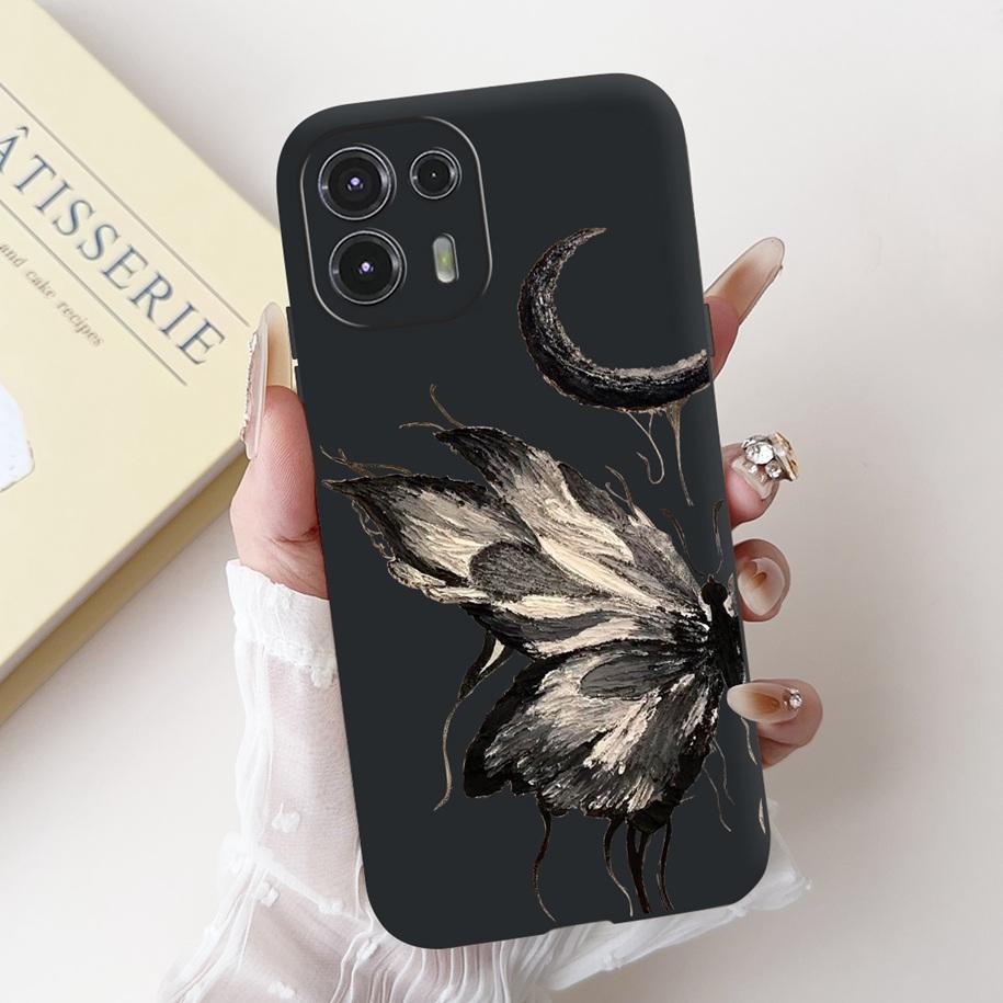 For Motorola Edge 20 Lite Case XT2139-1 Phone Cover Fashion Sunset Cartoon Soft Fundas For Moto Edge 20 Fusion Shockproof Bumper
