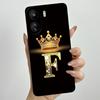 Чехол для телефона Xiaomi Redmi 13C 4G 13C Корона Начальная Буква Силиконовый Мягкий Задний Чехол Для Redmi 13C 13 C 4G Poco C65 Coque Capa