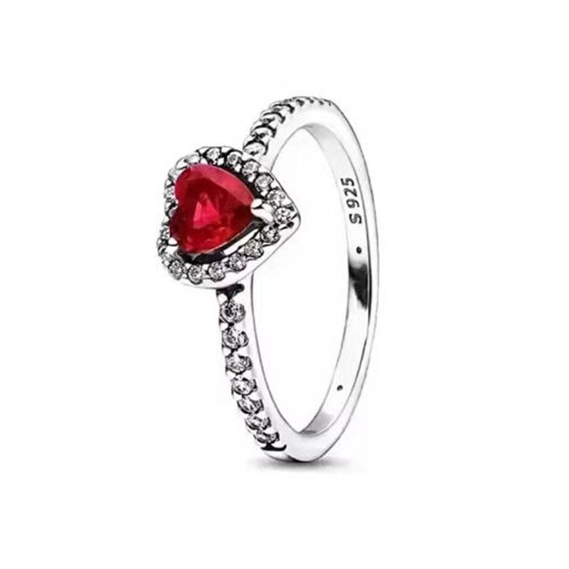 S925 Silver Pink Flower Bee and Bow Women's Ring Fashionable and Versatile Gift for Friends 2026