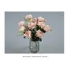 Realistic Silk Petals Peony Bouquet 5 Head Peony Bouquet