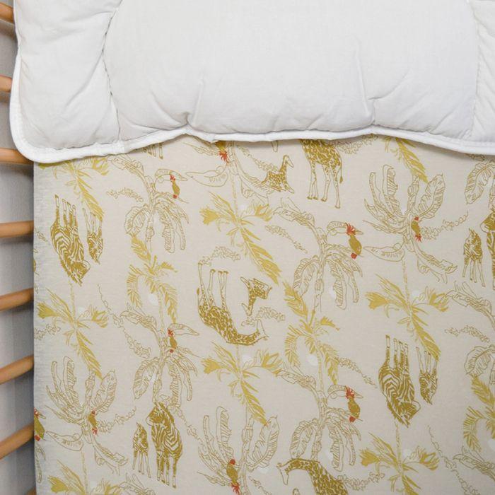 Drap housse jersey - DOMIVA - Honey Moon - 70 x 140 cm - Coton extensible - oeKO-TEX