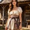 PU Leather Medieval Waist Belt Not with Book Book Pouch Set  Waist Accessories