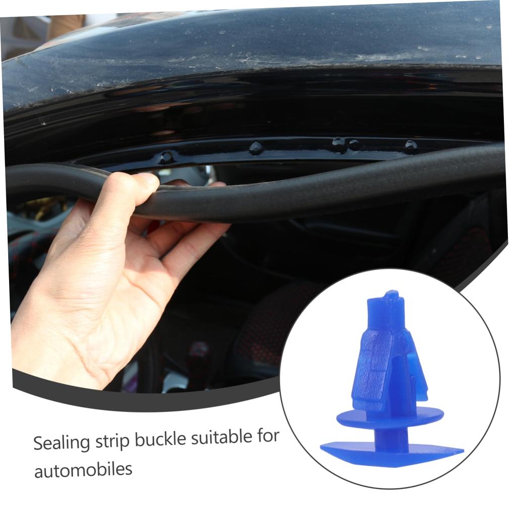 COSMEVIVI 100pcs Seal Strip Buckle Car Fasteners Fastener Clips Car Fasteners Clips and Fasteners