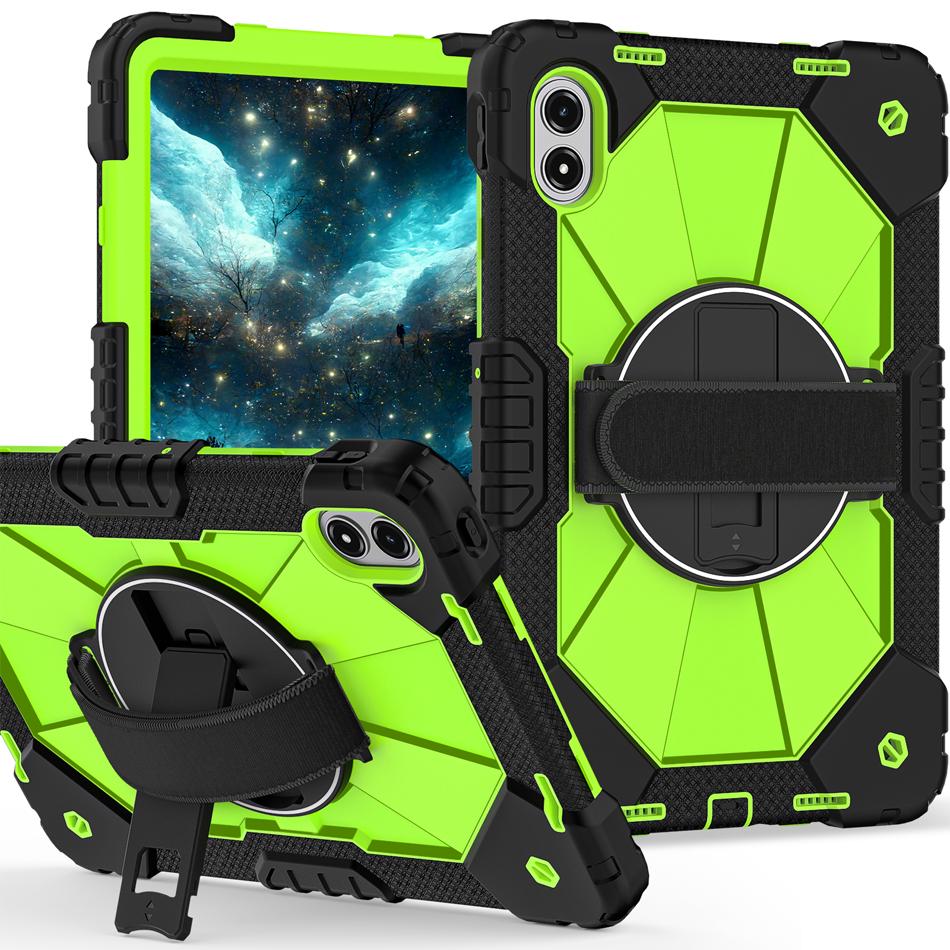 360 Rotation Handle Stand Tablet Case for Xiaomi Mi Pad 7 Pro Redmi Pad 2 Pro Poco 12.1 SE 8.7 Inch Case Shockproof Hard Cover