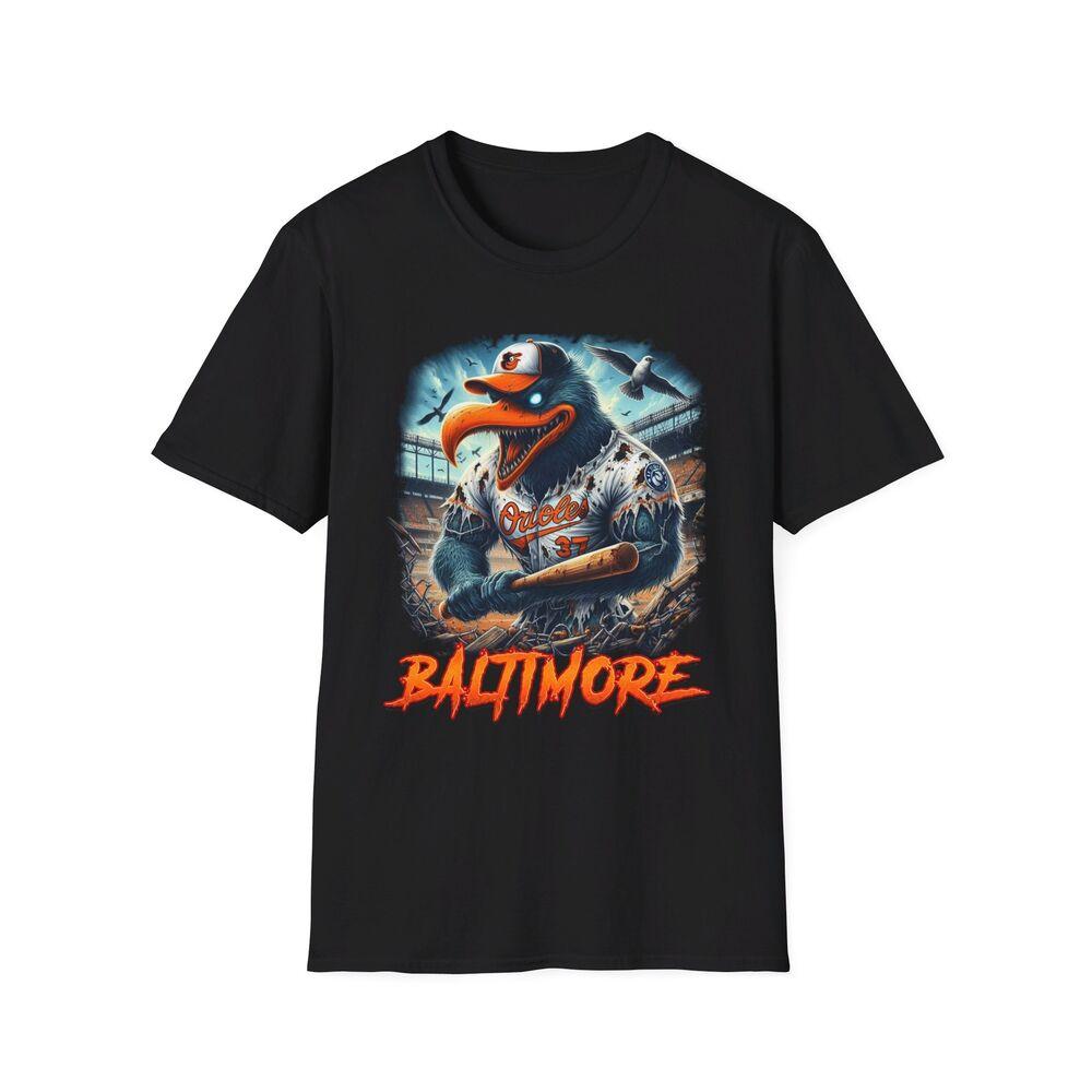 Baltimore Orioles Horror Mashup T-Shirt - Terrifyingly Unique Fan Gear