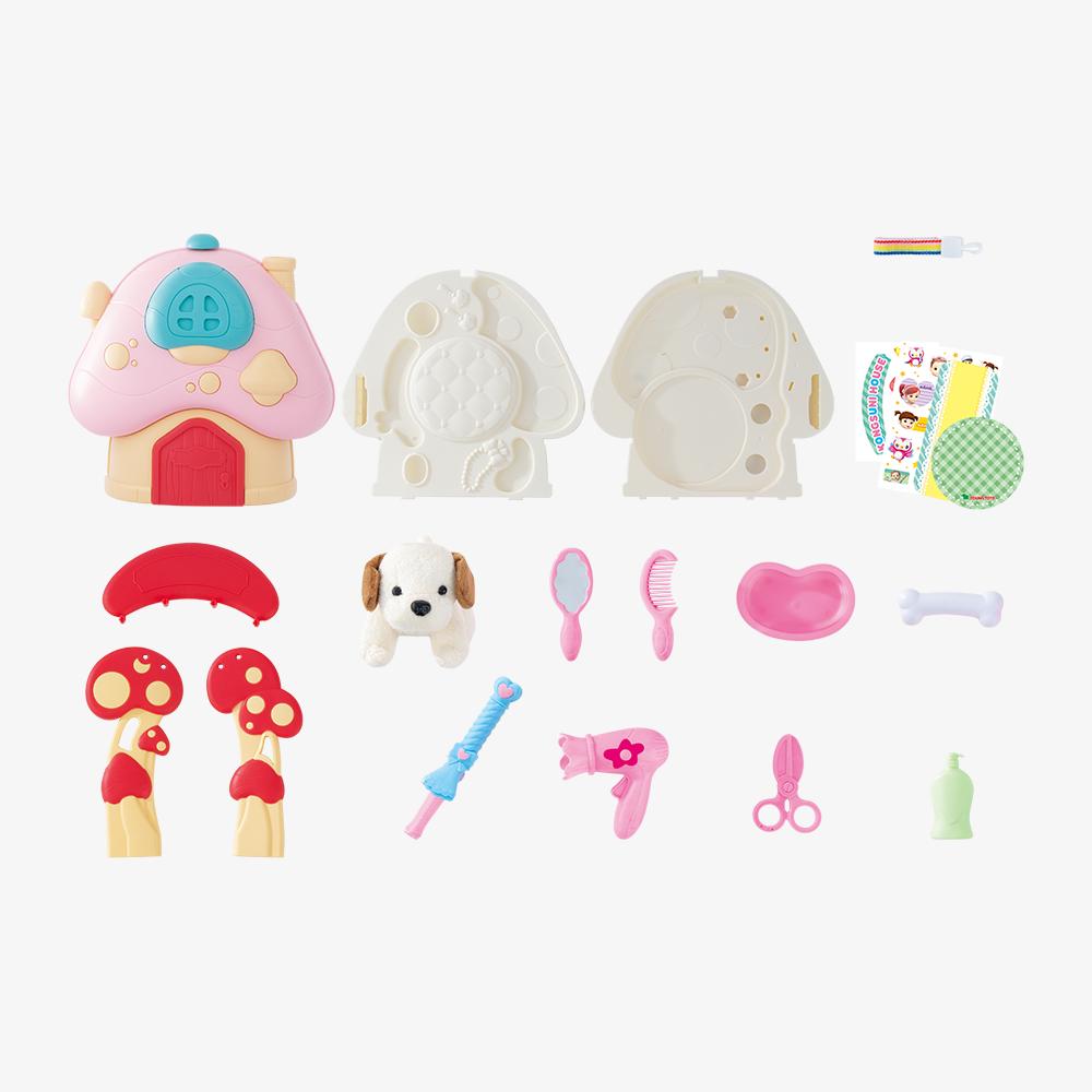 Young Toys Игровой набор Kongsooni Зачарованный Грибной Дом Салон Груминга Питомцев