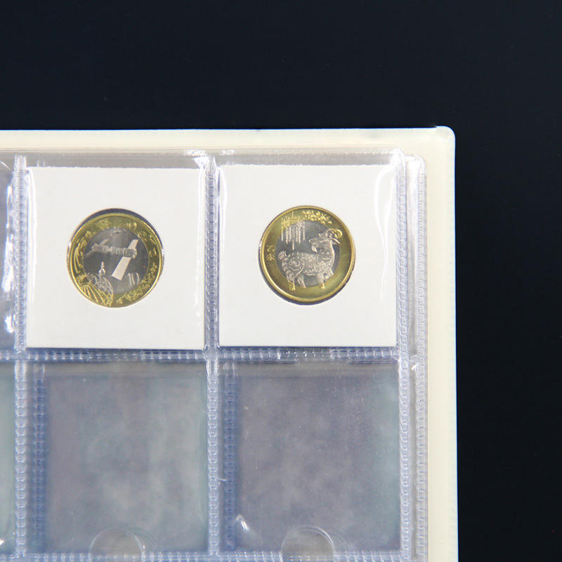 Книга для коллекционирования монет на 120 ячеек с 10 страницами, легкий органайзер-альбом для хранения монет для коллекционеров