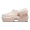 Crocs Snowhouse Теплые Хлопковые Модные Мягкие Теплые Клоги Женские клоги Кварцево-Розовый 208546-6UR