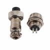 10 Set GX12 Aviation Plug 4 Pin Socket Connector Aviation Connector  Communications