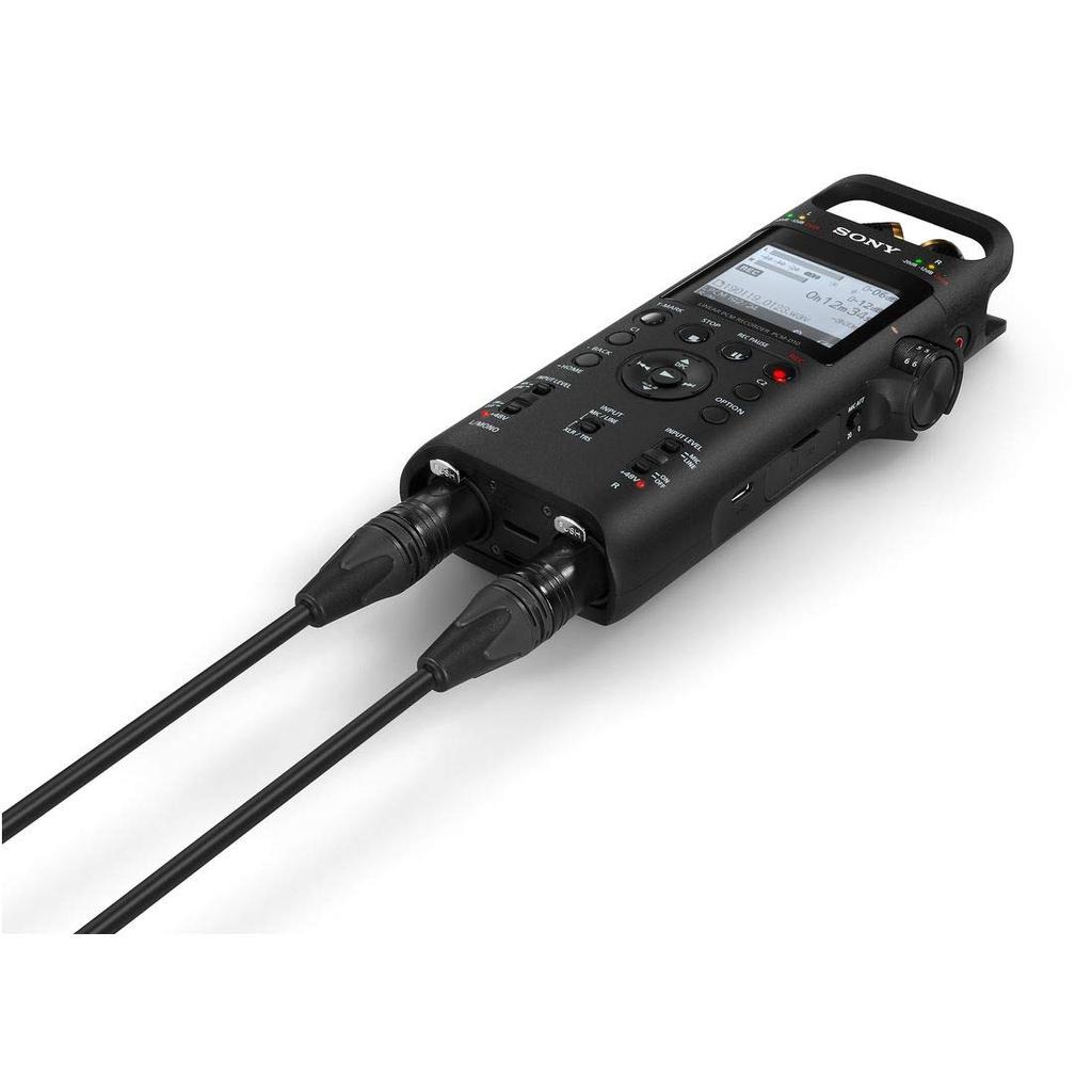 Sony Линейный PCM-рекордер 16 ГБ, запись высокого разрешения 192 кГц, 24 бит, функция записи, совместимый с цифровым ограничителем, модель 2019 года / / Предварительная запись
