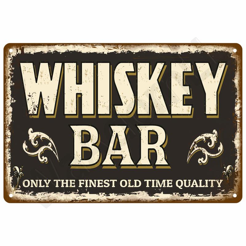 Vintage Tin Sign Home Decor Items Wall Decor Art Wall Mural Room Decoration Items Decor Men Retro Metal Sign Plate Bar Posters