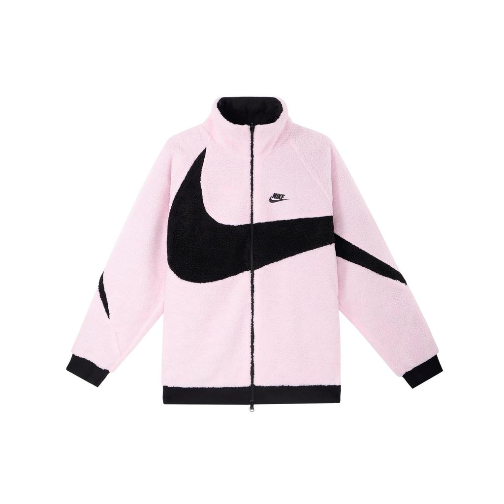 Nike Женская двусторонняя куртка из боа с большим Swoosh Азиатский размер BQ6546-601