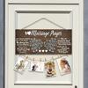 1 Set Exquisite Wooden Hanging Photo Holder DIY Wedding Wall Pendant Hanging Photo Folder  Party