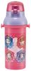 Skater Plastic Water Silver Ion Big Friends X Warrior Kirameki Made in Japan Children's Bottle, 480ml, Ag+ Antibacterial, Powers, (PSB5SANAG-A)