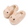 Детские теплые нескользящие хлопковые тапочки с рисунком кролика Fluffys, детские тапочки