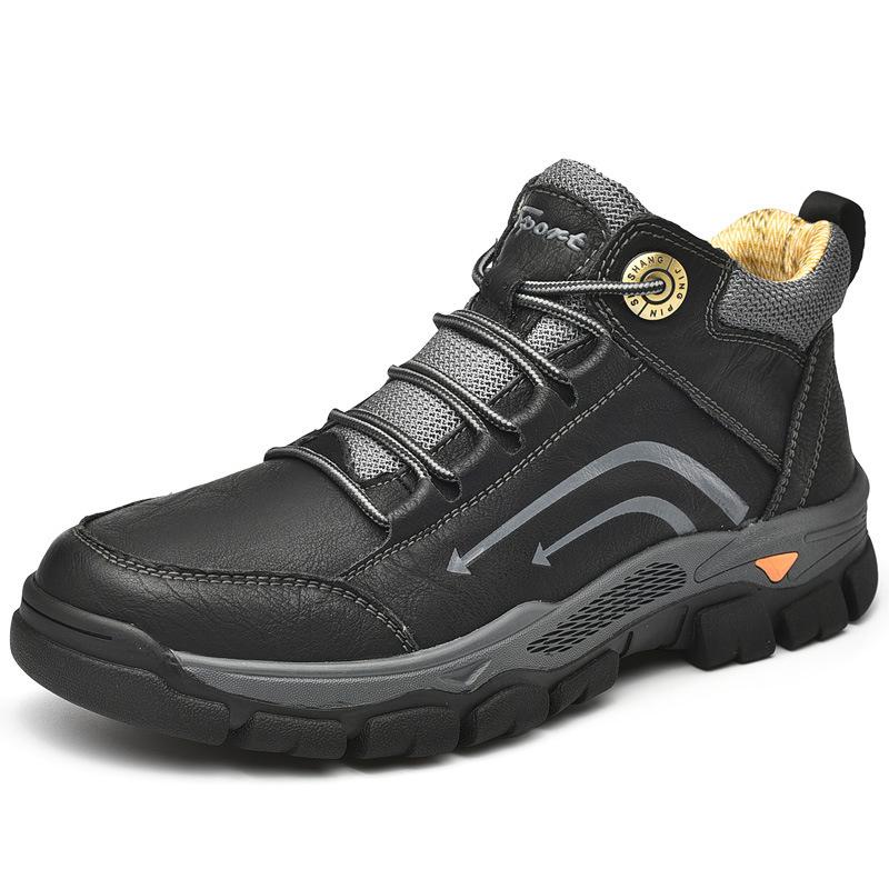 2025 осень и зима новая мужская обувь модная повседневная обувь для активного отдыха спортивная обувь матовые походные туфли со средним ремешком модная мужская обувь