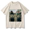 Нилл Хоран Майл Смит Тур 'Drive Safe' 2026 Футболка Летняя С коротким рукавом Круглый вырез Мужская Футболка Уличная Мода Хип-Хоп Графическая Рубашка Топы