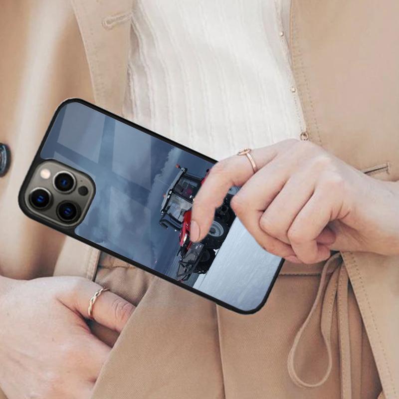 Red Tractors Car Magnetic Phone Case For APPLE iPhone 17 Air 16 14 13 12 Pro Max 15 Plus Wireless Charge With MagSafe Cover