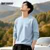 Mark Fairwhale Men's American Casual Loose Fit Long Sleeve Cotton T-Shirt