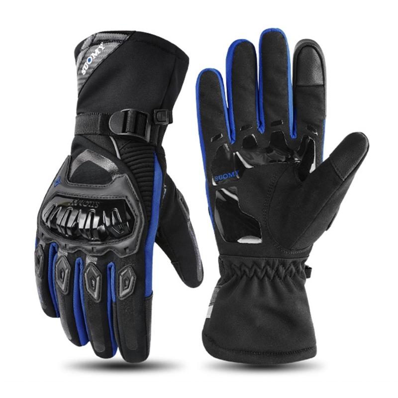 Unisex Motorcycle Gloves Full Finger Touchscreen Sports Gloves for BMX MTB Riding Cycling with Hard Knuckles Protection