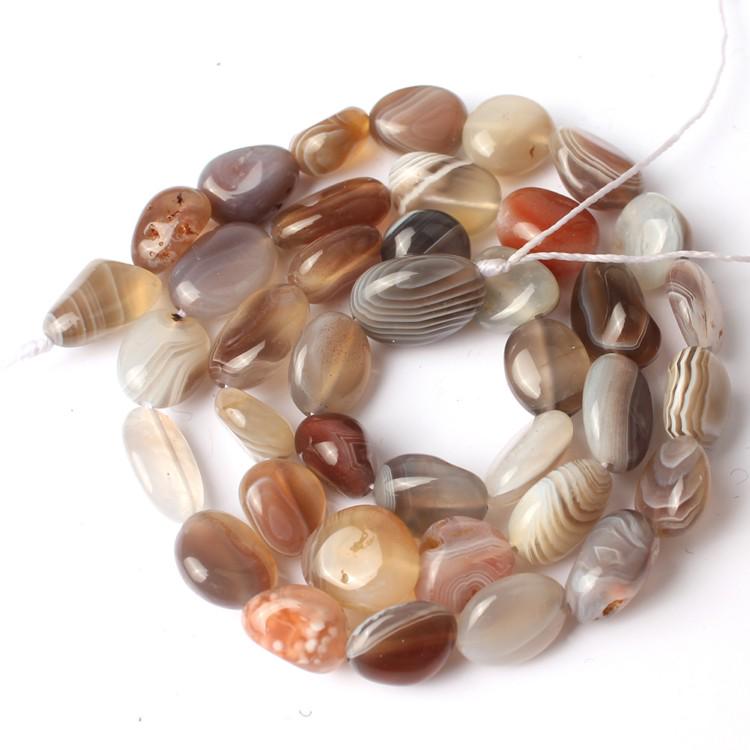 8-10mm Natural Irregular Botswana Sardonyx Stone Beads for Jewelry Making 15'' Loose Beads