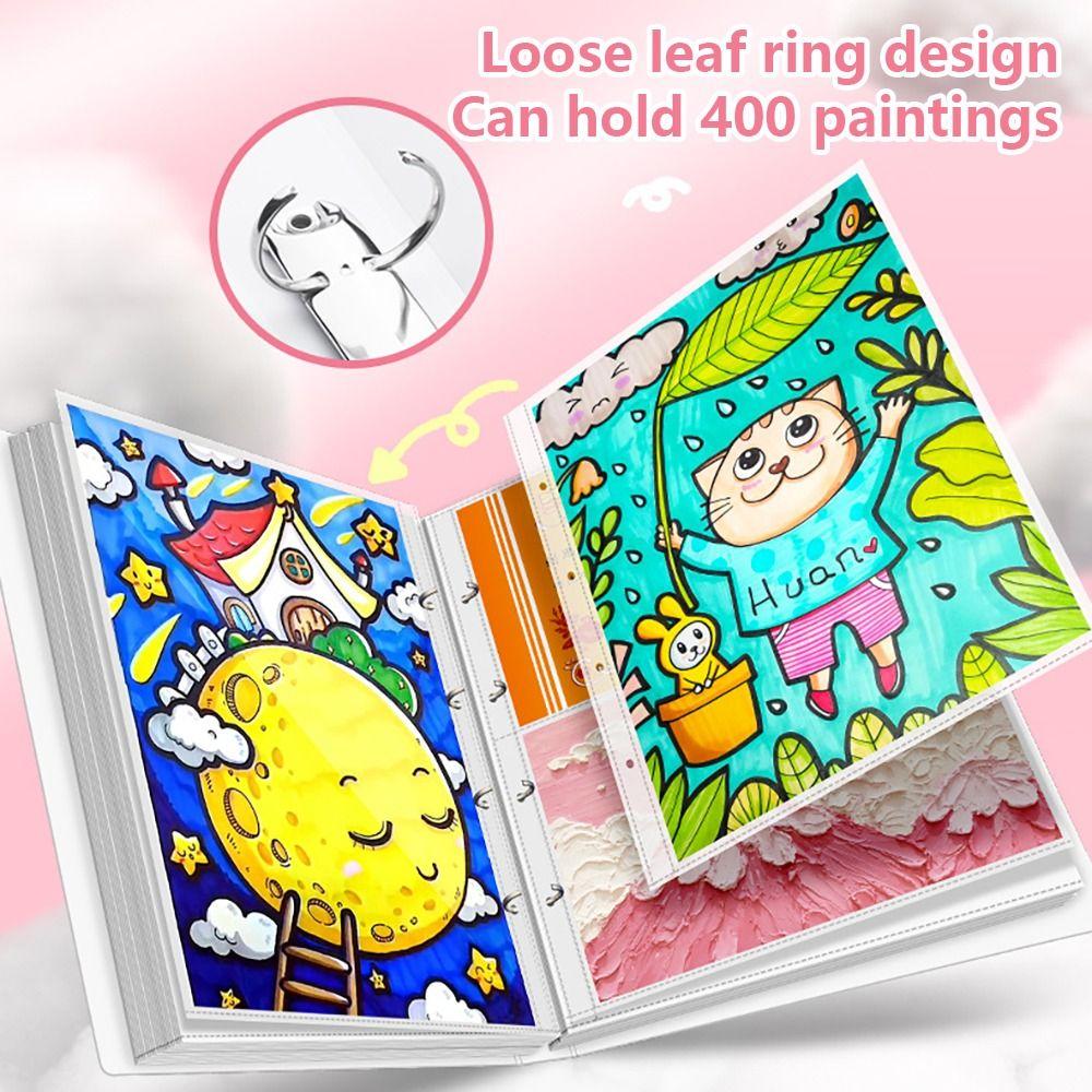 Loose-leaf File Folder Astronaut/Girl Picture Album Drawing Paper Organizer  Student Gift
