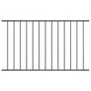 Woerden Fence Panel Powder Coated Steel 1.7 x 1.17 m Anthracite Grey