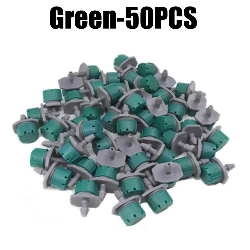 500PCS 4/7mm Garden Irrigation Nozzle Adjustable Dripper Sprinkler Emitter Micro Drip Balcony Yard Greenhouse Watering Spray
