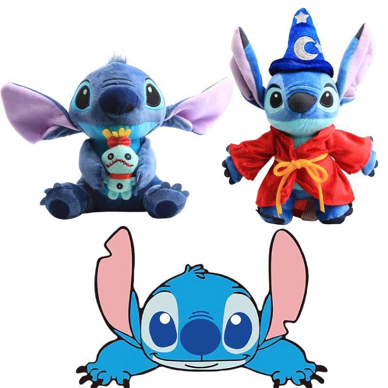 25cm/9.6in Disney Stitch Plush Soft Toy Stuffed Doll Xmas Kids Gift