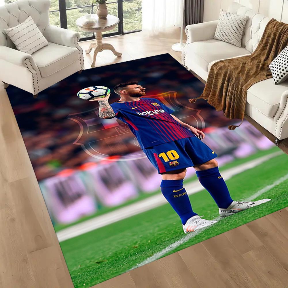 Messi 437 Floor Mat Perfect for Foyer Dormitory Hallway Dining Room Anti-slip Rug Office home decor Perfect Gift for Valentine's Wedding Birthday