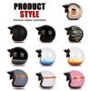 DOT сертифицированный ретро мотоциклетный шлем Cafe Racer Open Face Casco Moto Мотоциклетные аксессуары Мужские мотошлемы