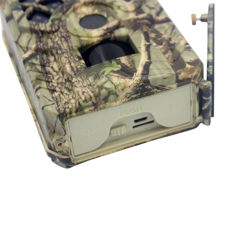 PR300A Trail Camera 720P 120 градусов PIR-датчик Широкоугольный инфракрасный датчик ночного видения Тропа дикой природы