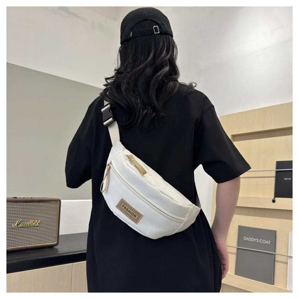 Sports chest bag, women's popular shoulder bag, women's trendy fashion, versatile crossbody bag, casual large capacity waist bag