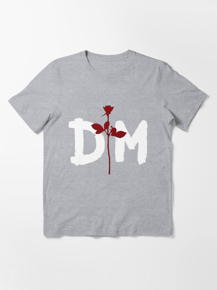 Depeche Mode(DM) logo and red rose, D-P-CH-MOD- Essential T-Shirt