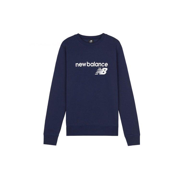 New Balance Толстовки Женские Темно-синие С круглым вырезом Утепленные Обычные WT03811-PGM