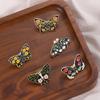 5-6 pcs/set Dinosaurs Park Enamel Pins Butterfly Hedgehog Frog Brooches Lapel Badges Animal Plant Jewelry Gift for Kids Friends