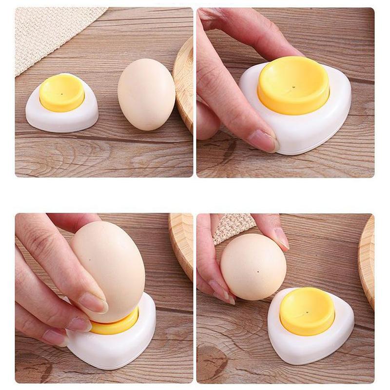 Дырокол для яиц из нержавеющей стали с пластиковым основанием, ручной дырокол для вареных яиц, кухонный гаджет, дырокол для яиц с защитой от взрыва
