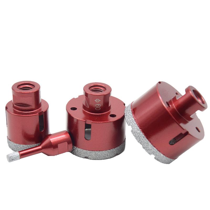 M14 Алмазная коронка паяная для плитки, мрамора, камня, стекла - Насадка для угловой шлифмашины для расширения отверстий