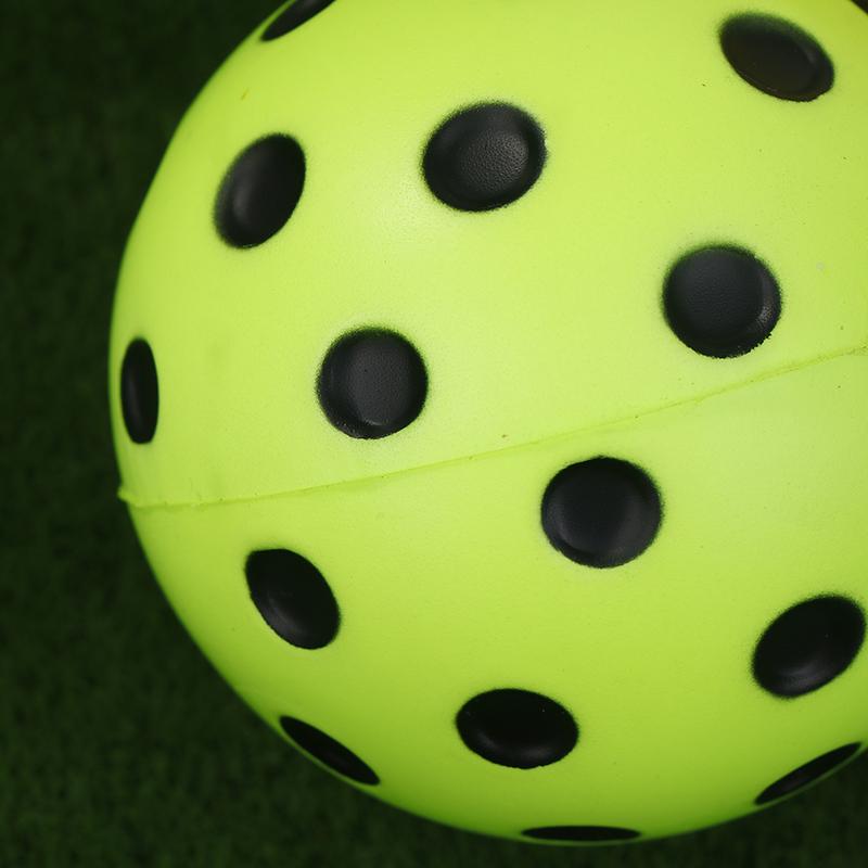1/3Pcs Durable Indoor Pickleball Balls 74Mm Training Paddle Ball Pu Foam Pickleball Soft Silent For Competition And Practice