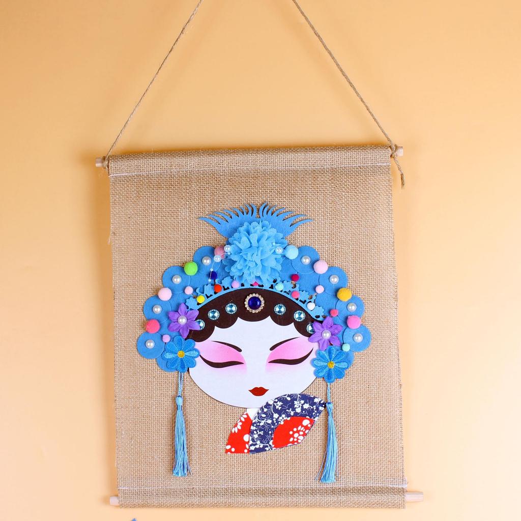 Dragon Boat Festival Peking Opera Face Painting DIY Kit for Kindergarten & Parent-Child Activities