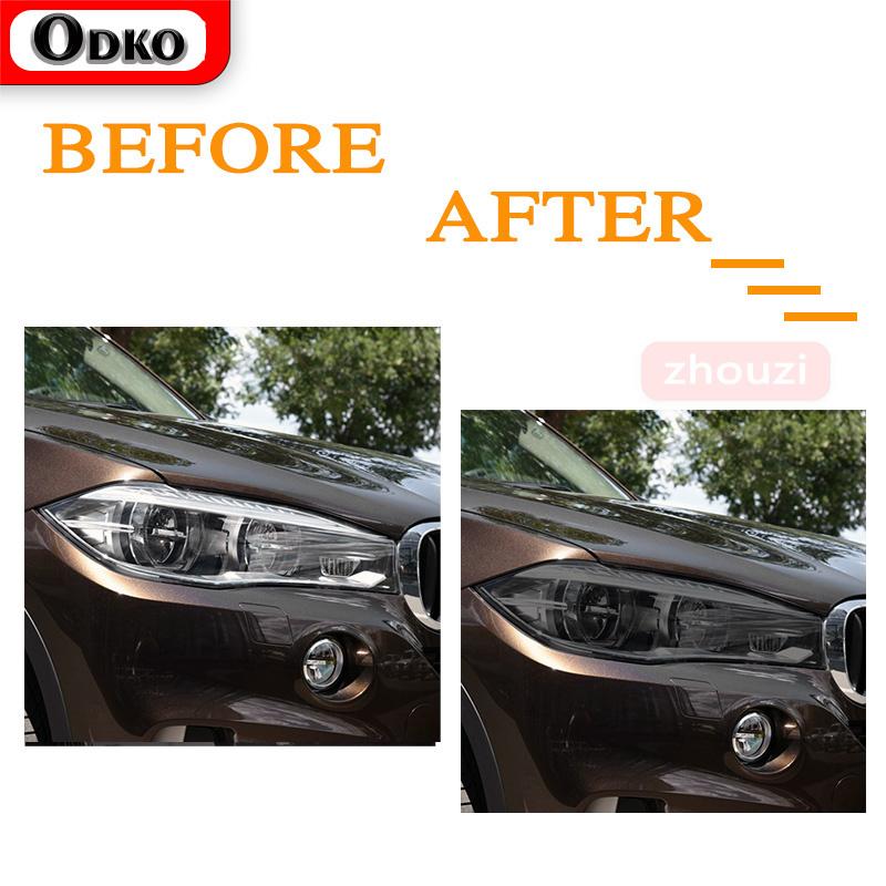 2 шт. для BMW X5 F15 M F85 G05, оттенок фар автомобиля, черная защитная пленка, виниловая защита, прозрачная наклейка из ТПУ, аксессуары