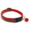 Reflective Safety Cat Pet Dog Kitten Collar Quick Release Bell Hi Vis Adjustable